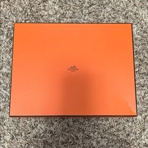 Hermes Signature Orange Accessory Storage Box